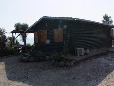 Beachfront Bungalow Zum Verkauf In Akbuk, Die Durch Das Meer Auf Einem Grundstück Von 800M2-Villa Zum Verkauf Turnalı