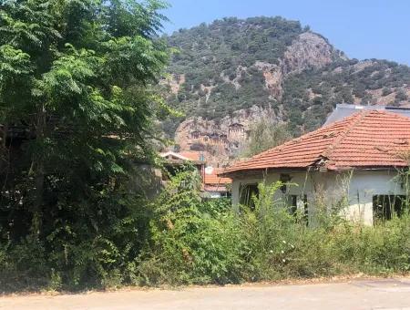 Maras Dalyan Villa Zum Verkauf-Grundstück Zum Verkauf Mit Blick Auf Die Königlichen Gräber 1026M2