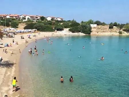 Grundstück Zum Verkauf In Der Nachbarschaft Von Çeşme Dalyan Mit Vollem Meerblick 1176M2 Zoneneinteilung