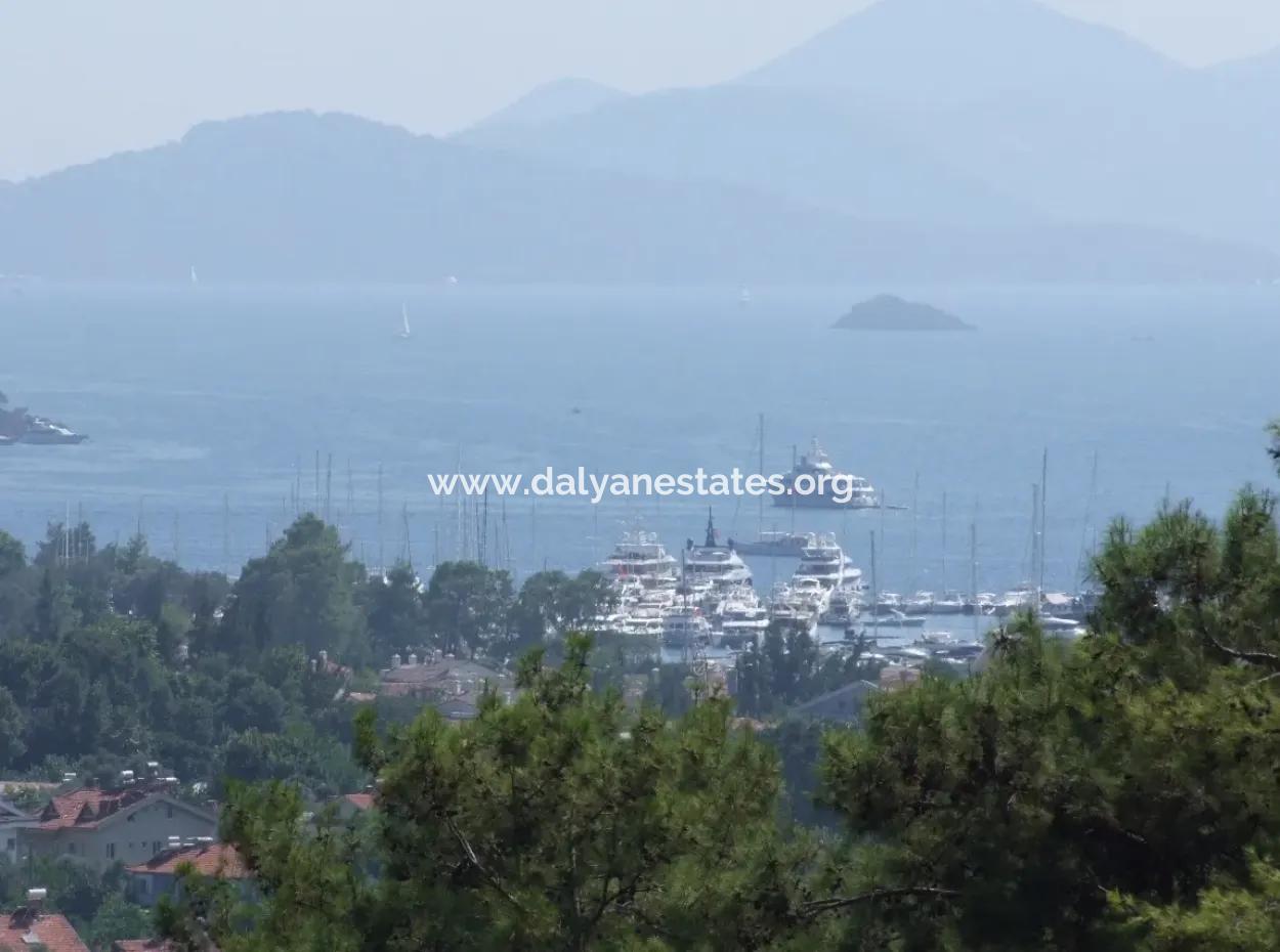 Land For Sale In Gocek Fethiye Göcekde 2017M2 Land For Sale With Full Sea View