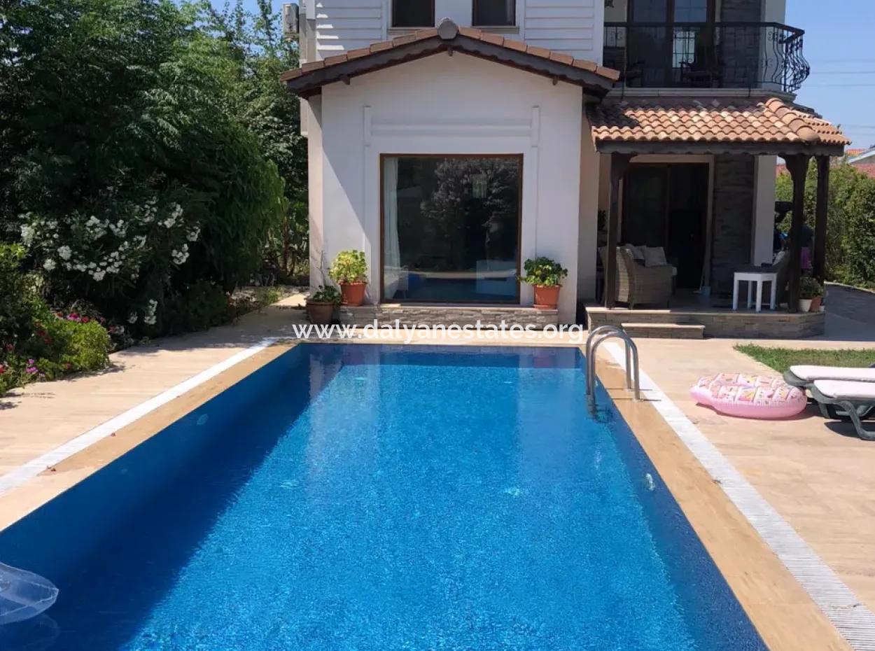 Dalyan Satılık Villa 615M2 Arsa İçinde 3+1 Satılık Villa